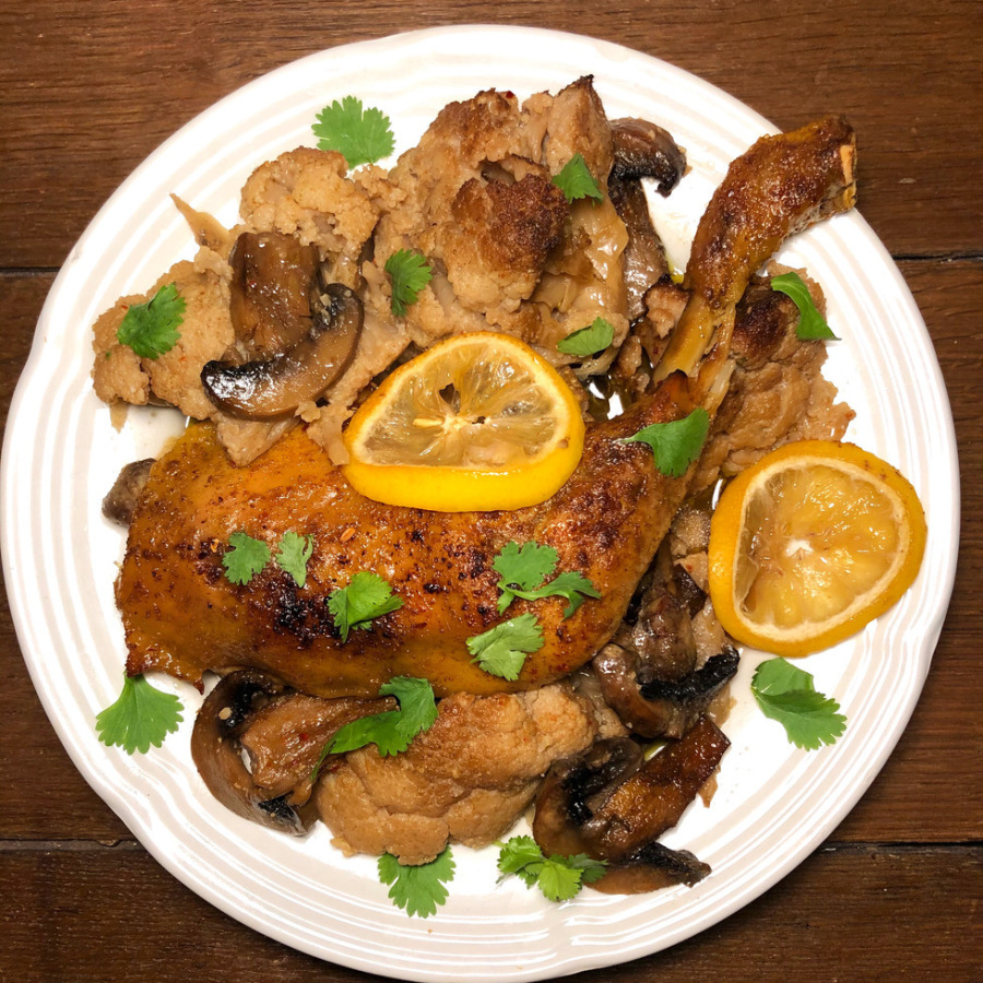 poulet à l'orange - à la bonne tambouille - Crédit photo : Élodie Berchotteau