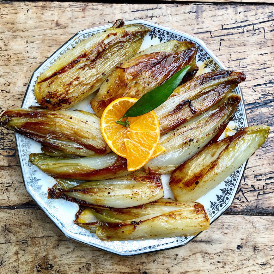 endives braisées - à la bonne tambouille - Crédit photo : Élodie Berchotteau